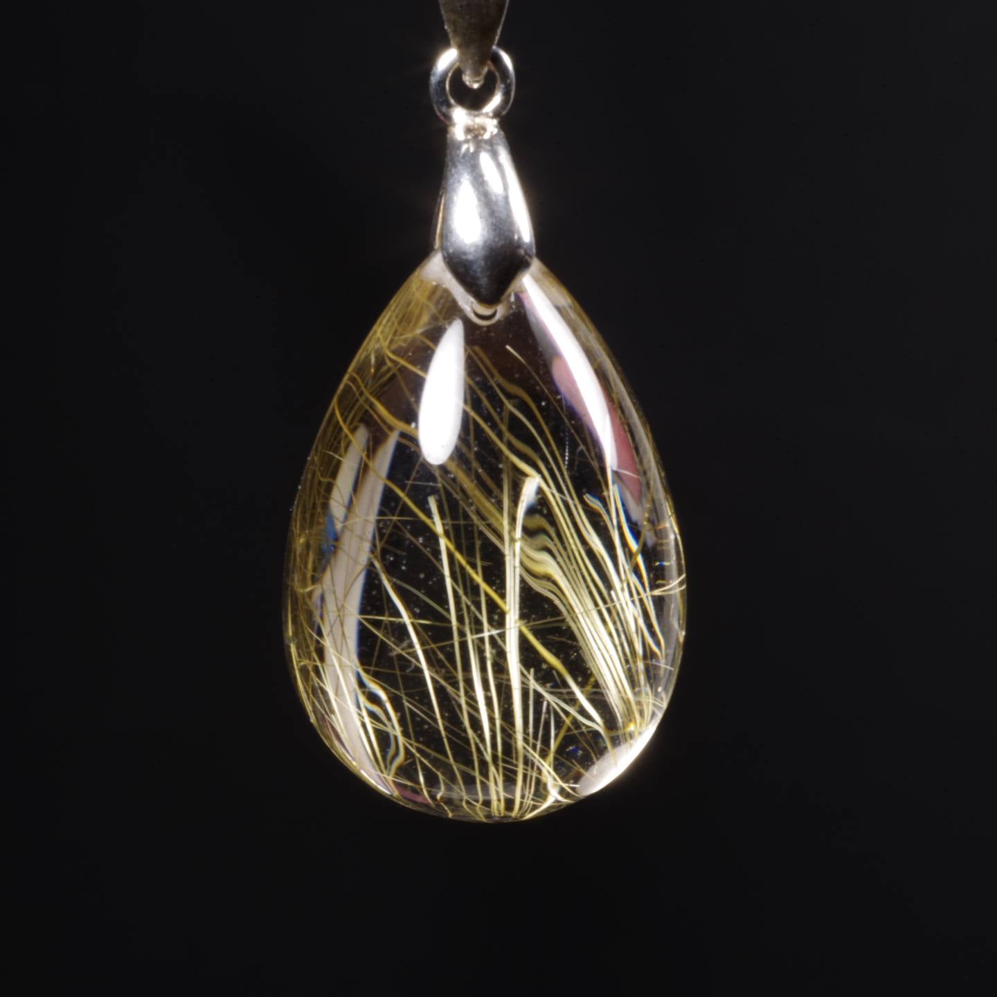 ルチルクォーツ ペンダントトップNo1 Rutile Quartz Pendant Top 写真