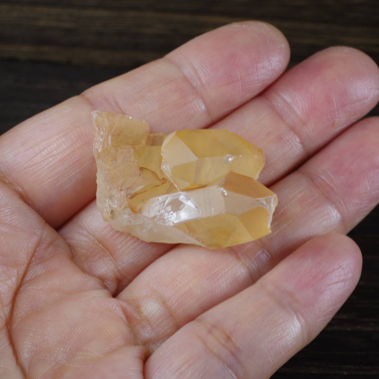 タンジェリンクォーツ ブラジル産5 Tangerine Quartz Brazil 原石 写真