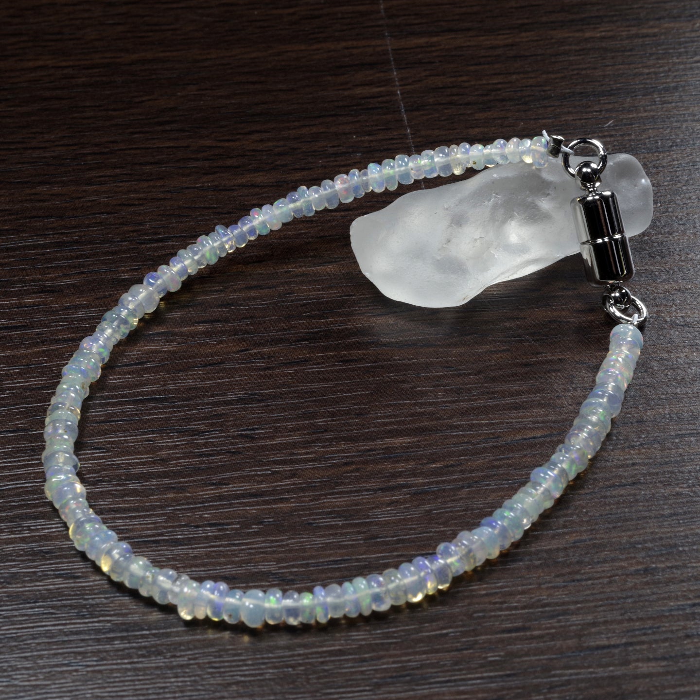 エチオピアンオパール ブレスレット Ethiopia Opal bracelet 写真現物 動画あり