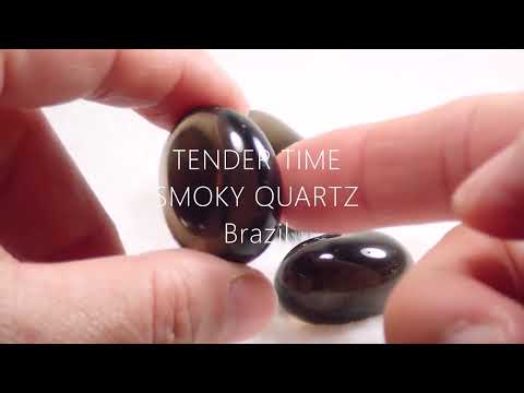 スモーキークォーツ Smoky Quartz タンブル 3個1セット No.7 ブラジル産 Brazil 写真現物 動画あり