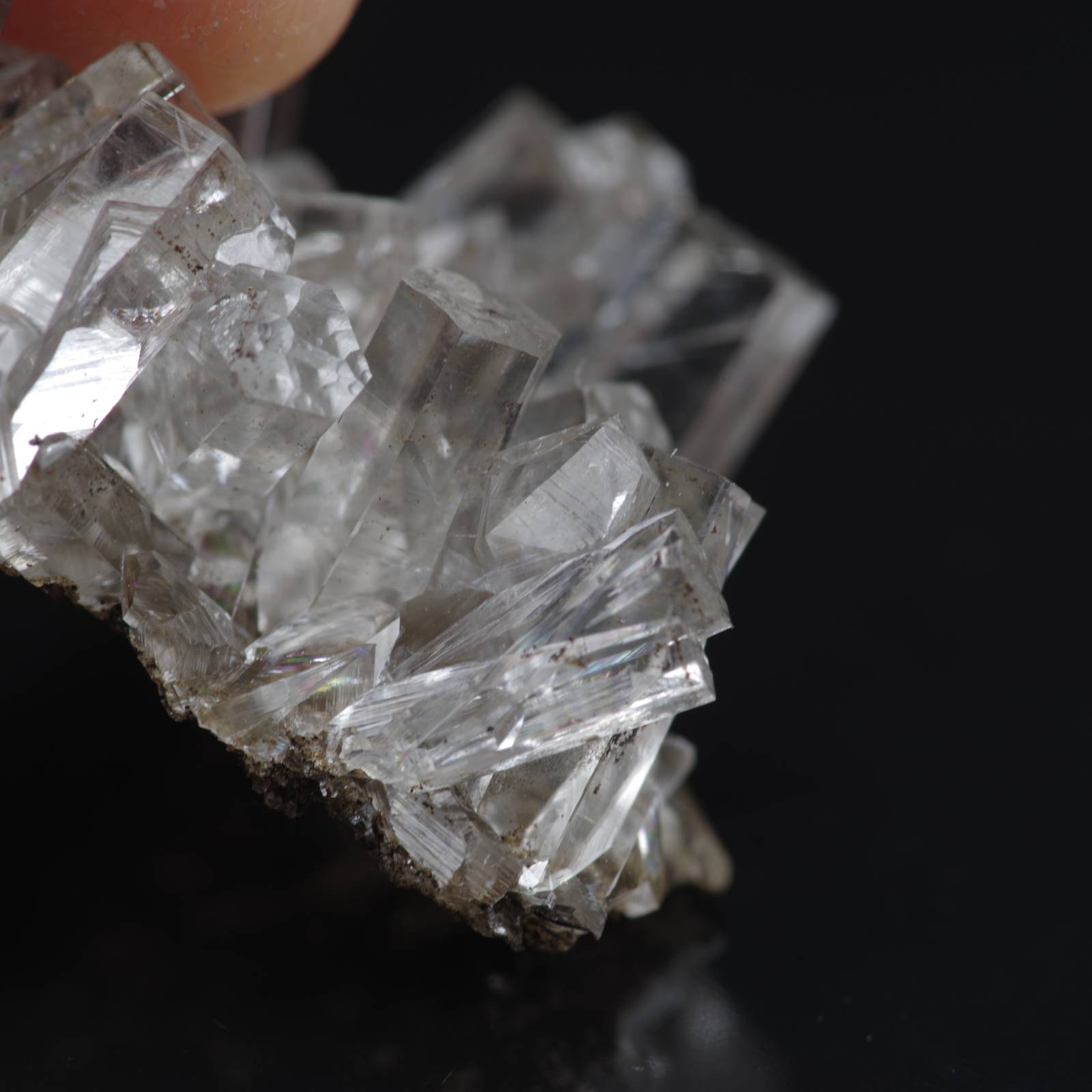 しゃのさんのカルサイト12.01g　カルサイト　透明系六角柱結晶　鉱物標本