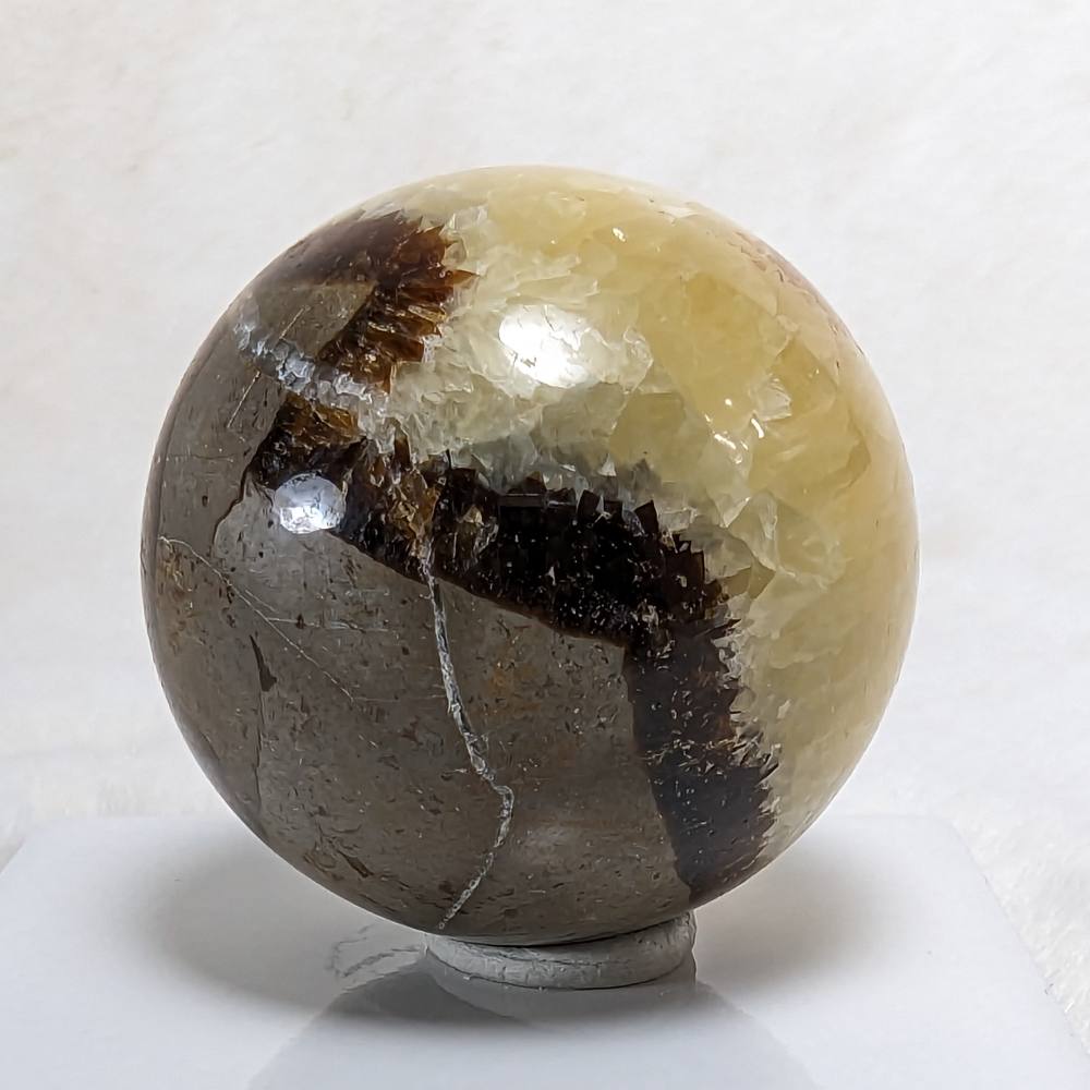 セプタリアン スフィア4 マダガスカル産 Septarian Sphere Madagascar 写真現物