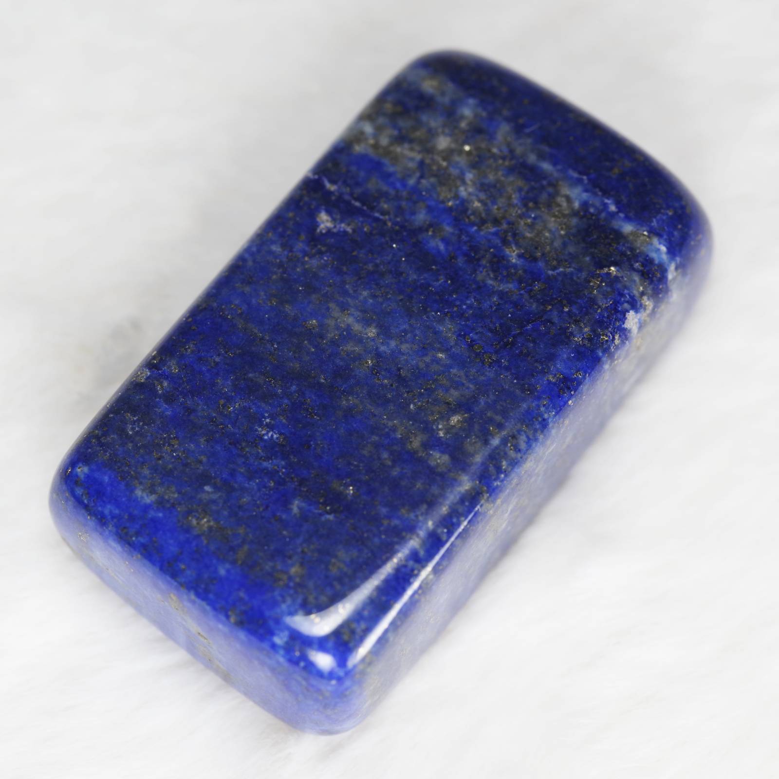 ラピスラズリ Lapis Lazuli No.4 タンブル アフガニスタン産 Brazil 写真現物 動画あり